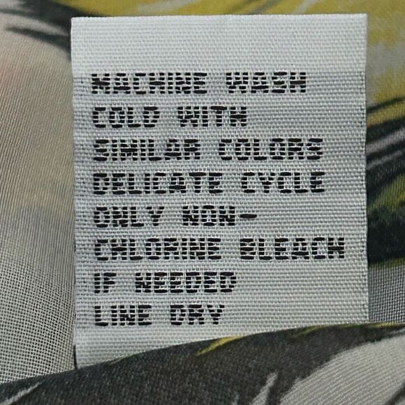 Ali & Kris Tunic Tank Top Women's Large Multicolor Feather Print Sheer Racerback - Picture 13 of 13